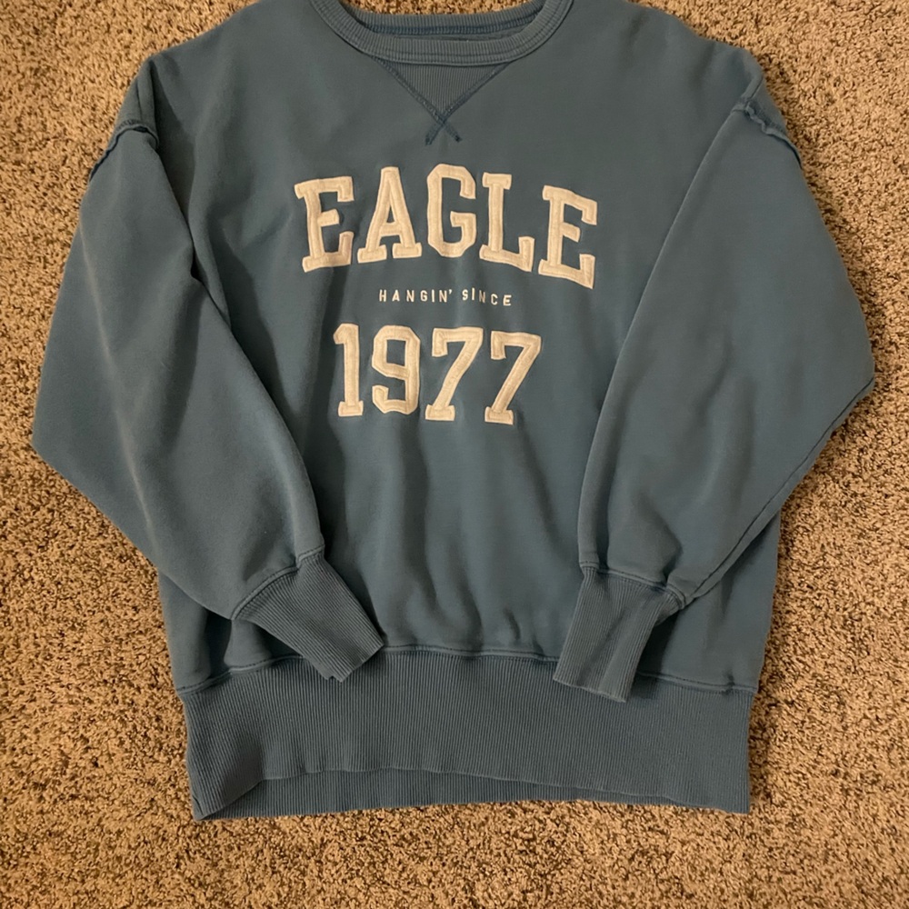 American Eagle Outfitters Blue Knit Top